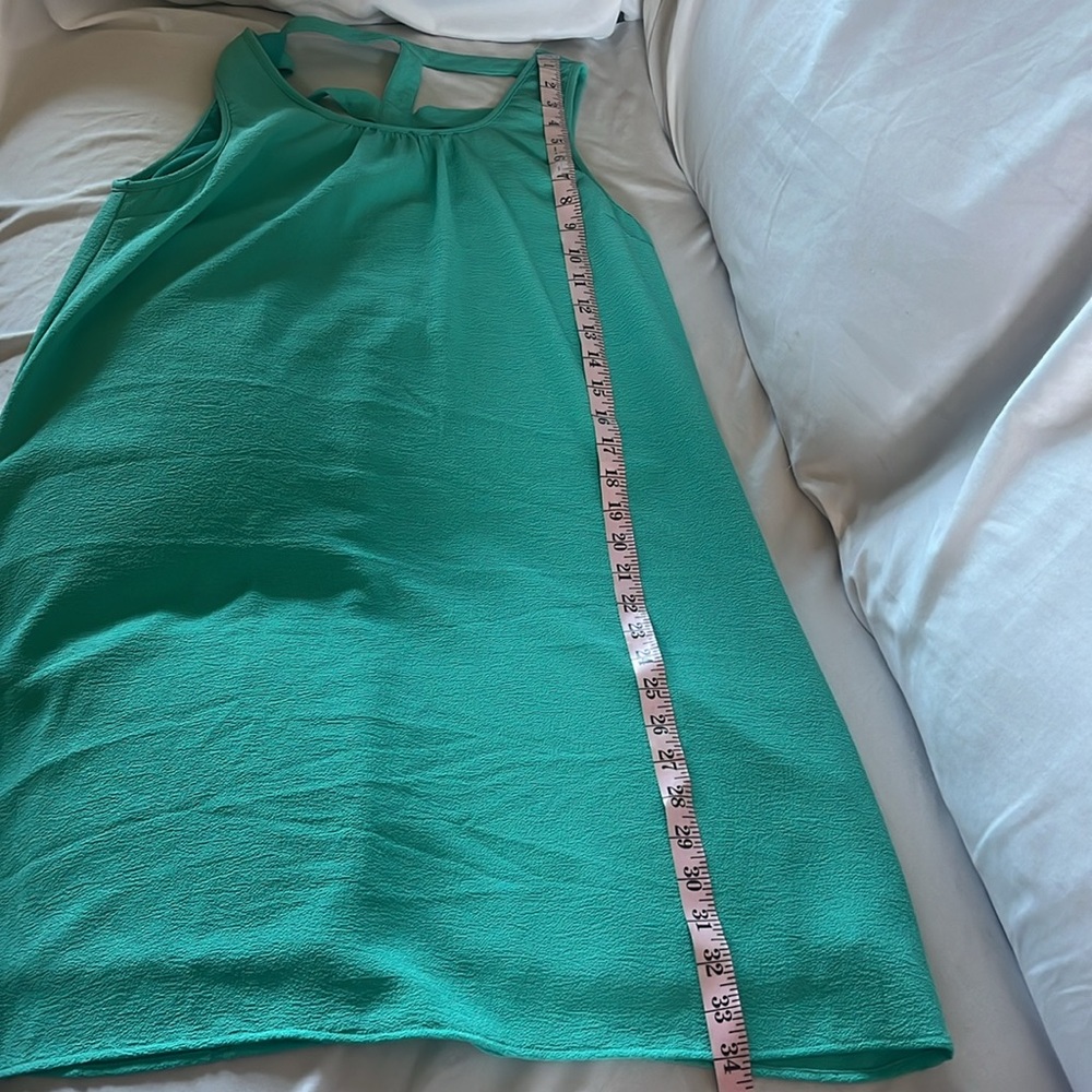 Umgee Women’s Mint Color Sleeveless Mini Dress size Small NWT - Picture 8 of 12
